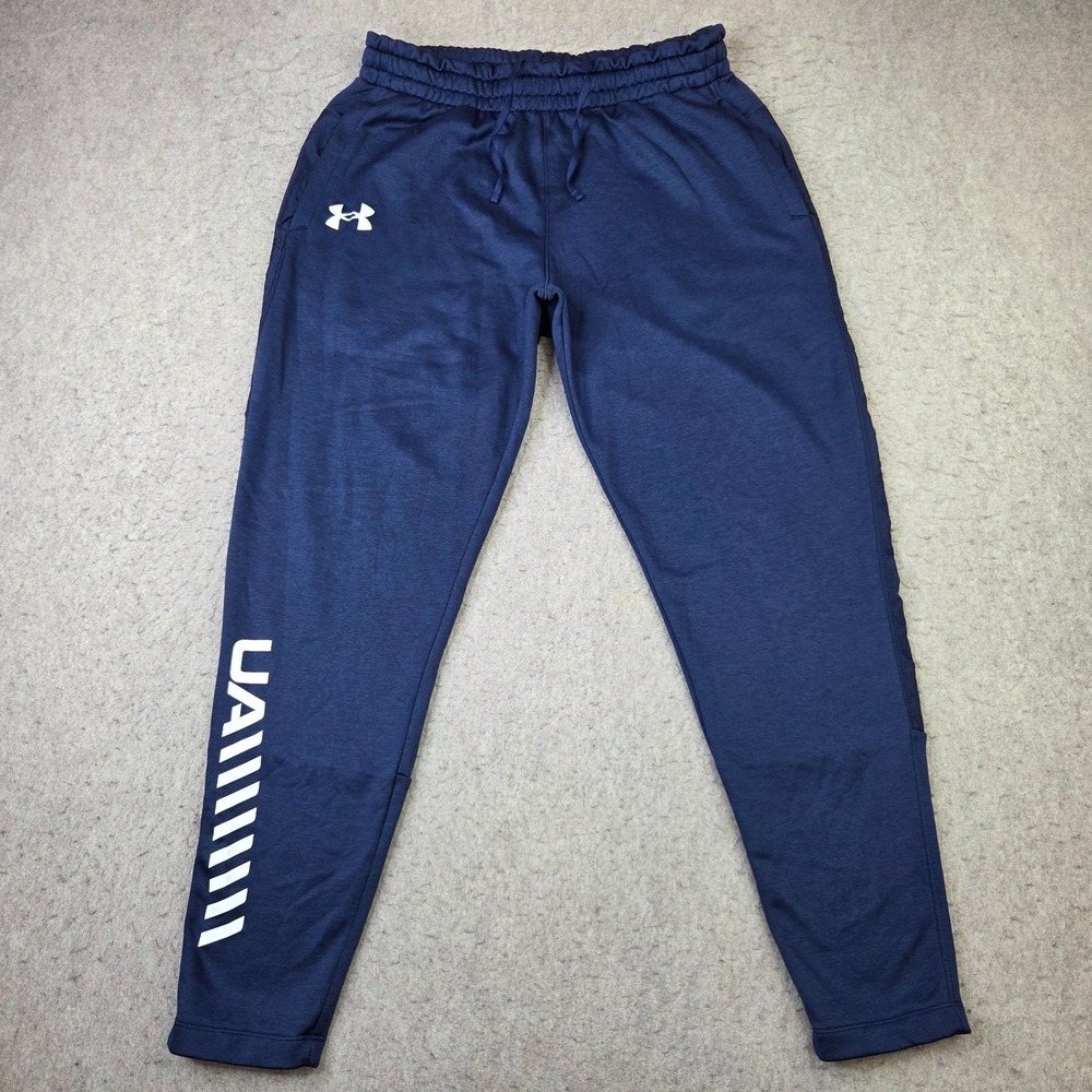 Under Armour Men's L Pants Sweatpants Gym Fleece Rival Jogger Logo ColdGear